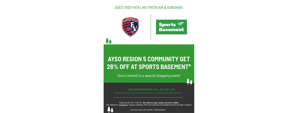 Sports Basement Discount